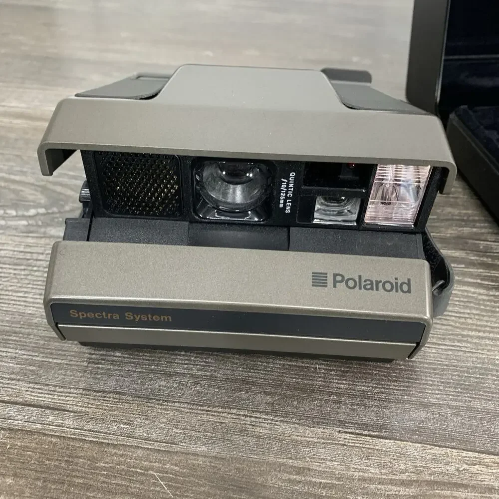 Vintage Polaroid Spectra System Instant Film‎ Camera With Case